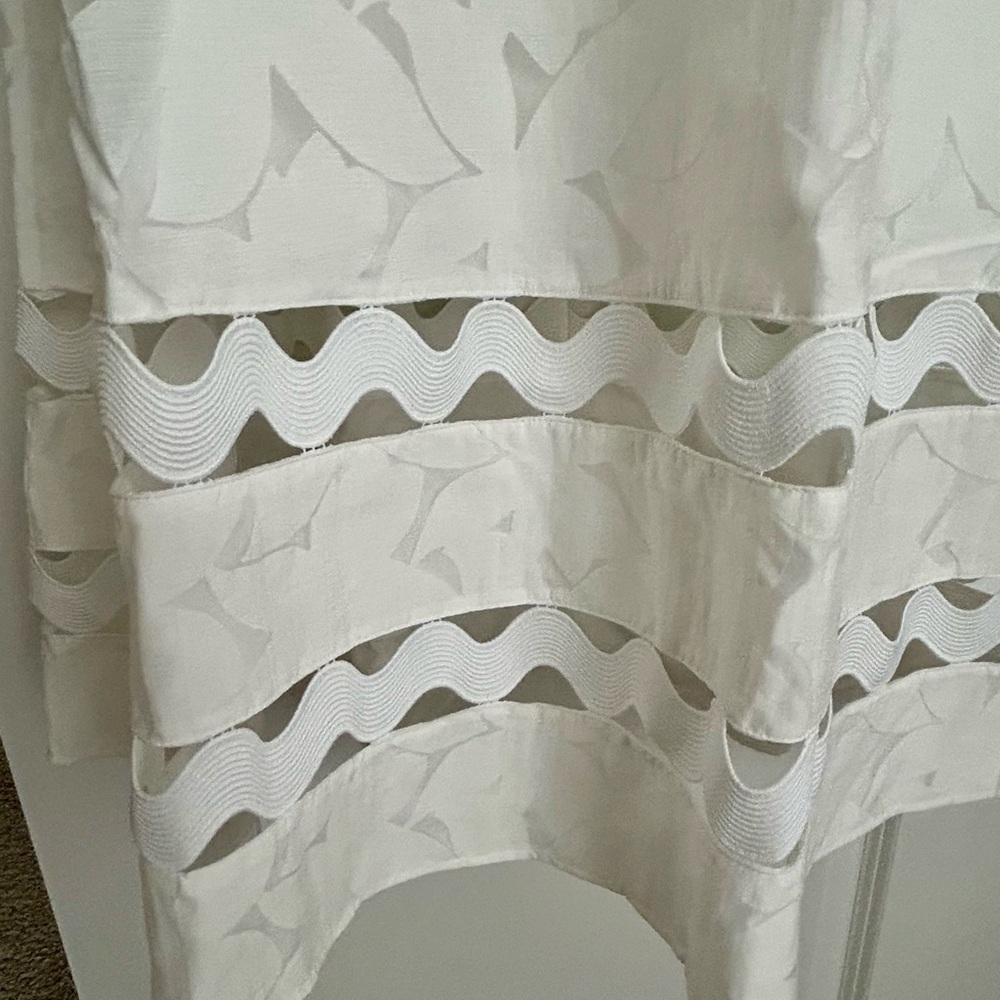 NWT Lilly Pulitzer Resort White Flora Faille Haliey Midi Dress Size 8 - Picture 7 of 13